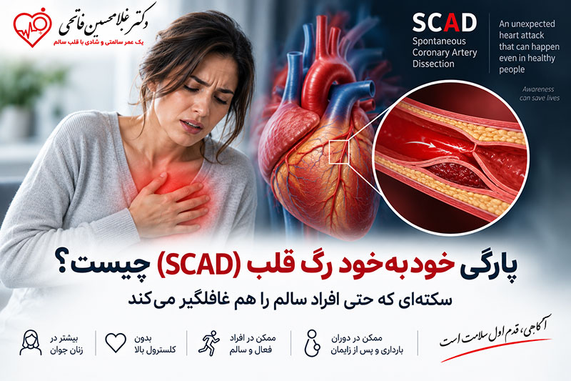 پارگی خودبه‌خود رگ قلب